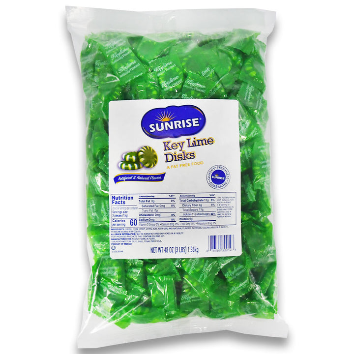 Sunrise Confections Candy Key Lime-3 lb.-8/Case