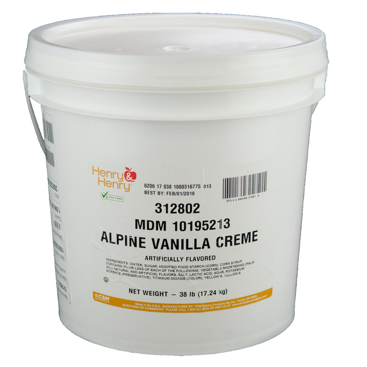 Henry And Henry Alpine Vanilla Crã¨Me-38 lb.