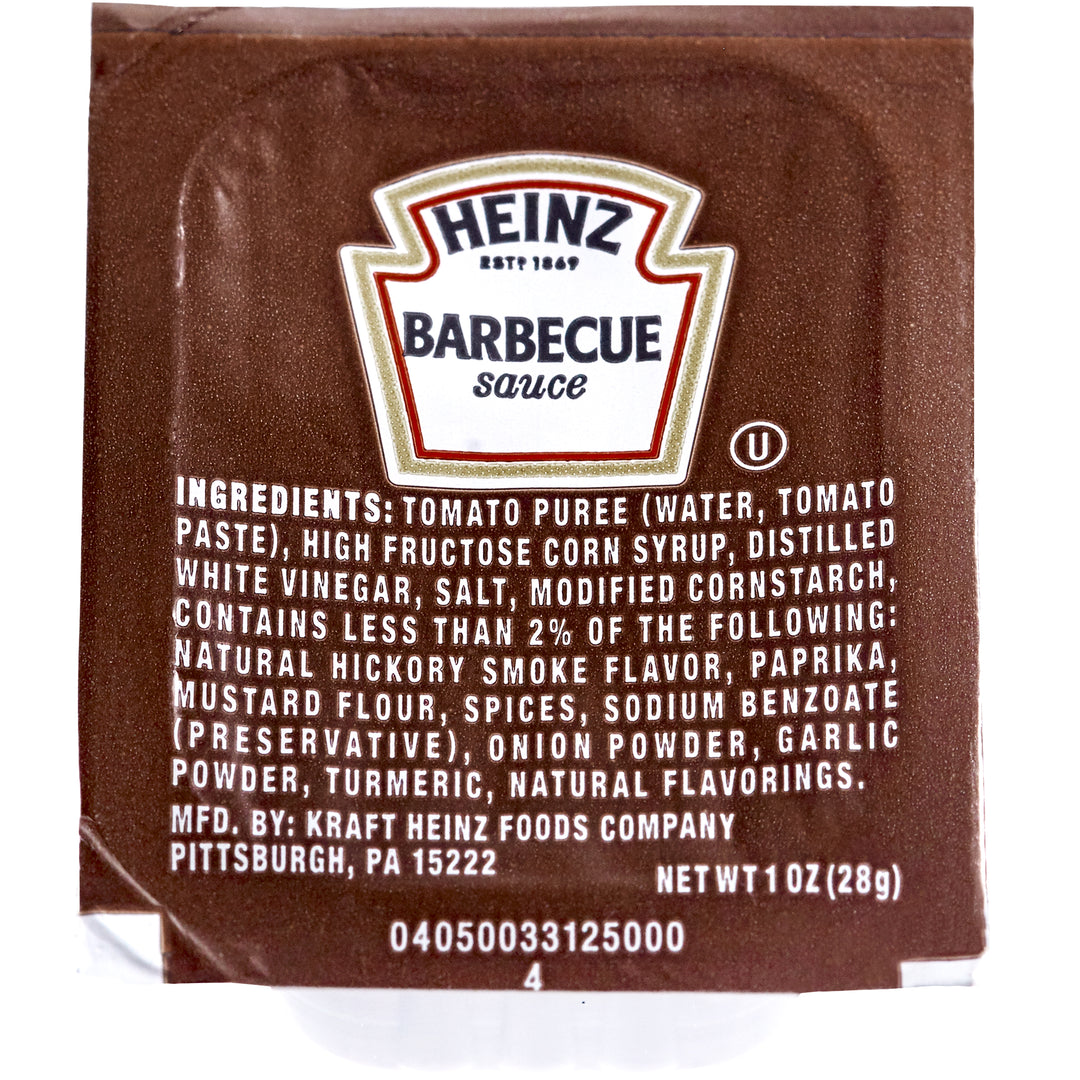 Heinz Bbq Sauce Cup Single Serve-6.25 lb.-1/Case