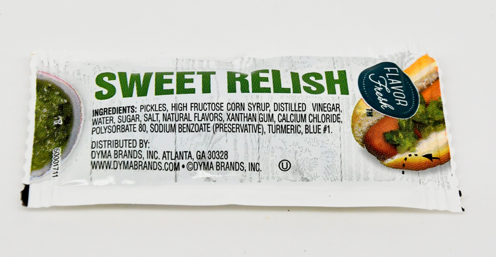 Flavor Fresh Pickle Relish Single Serve Packet-9 Gram-200/Case