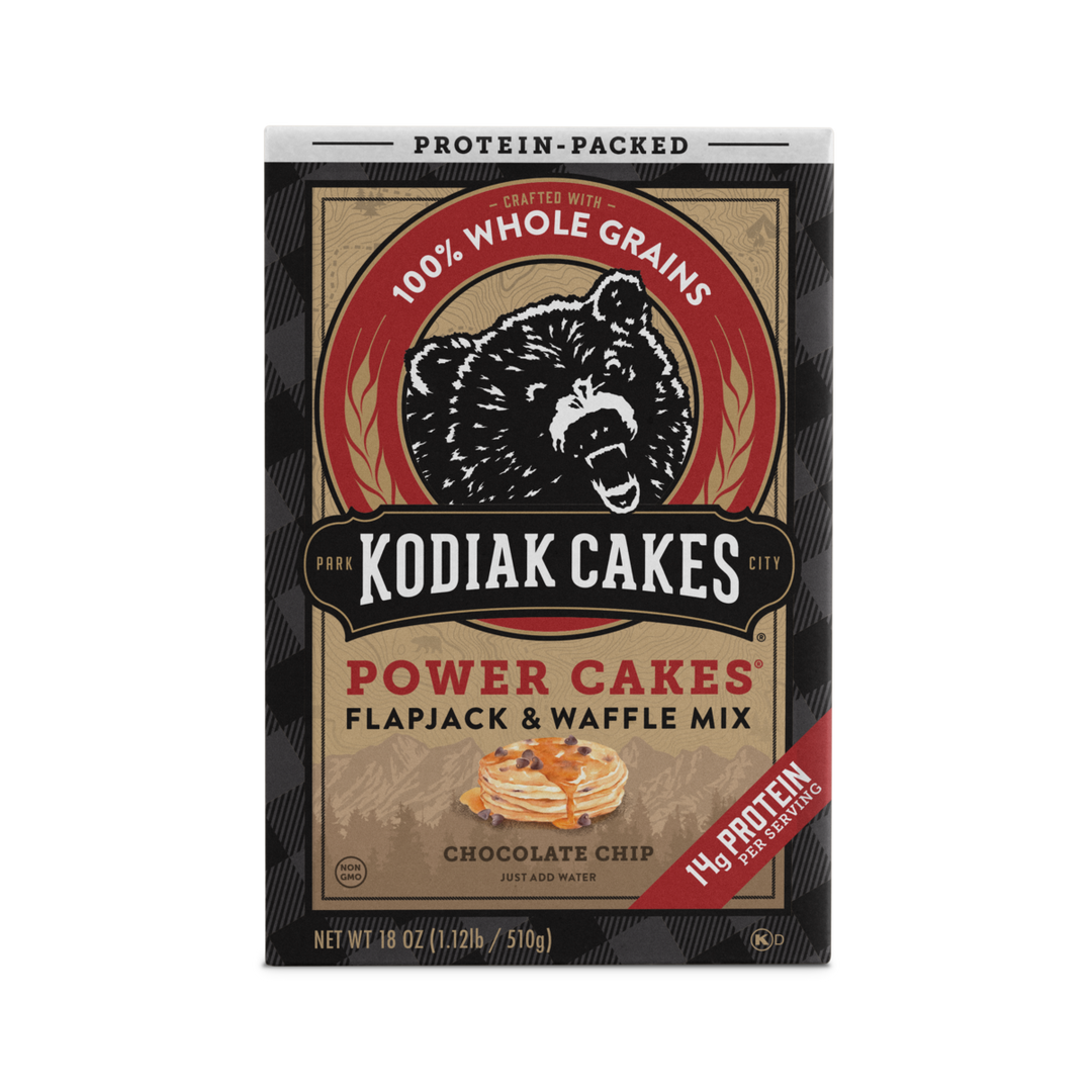 Kodiak Cakes Chocolate Chip Pancake And Waffle Mix-18 oz.-6/Case