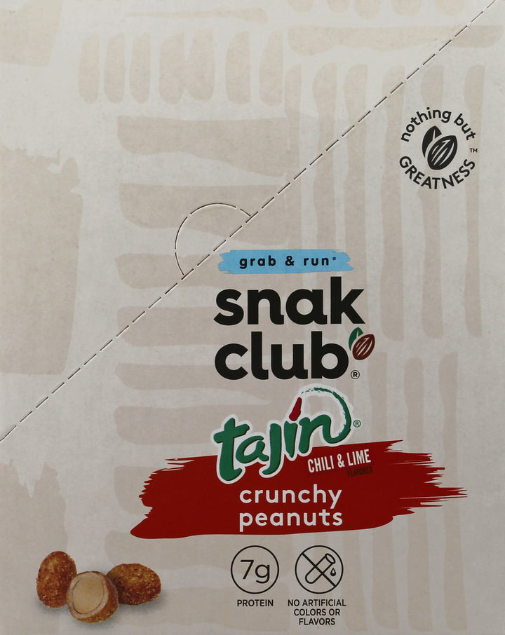 Snak Club Tajin Crunchy Peanuts-1 Each-12/Box-12/Case