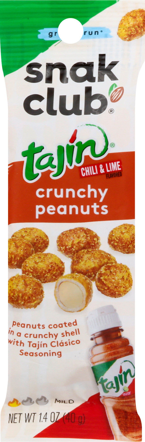 Snak Club Tajin Crunchy Peanuts-1 Each-12/Box-12/Case