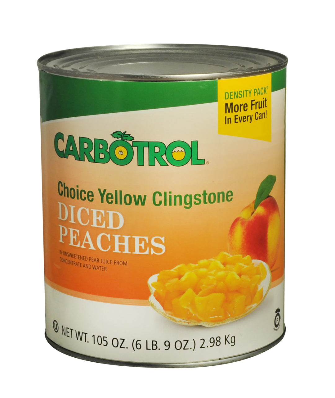 Carbotrol Fruit Peach Diced-105 oz.-1/Box-6/Case