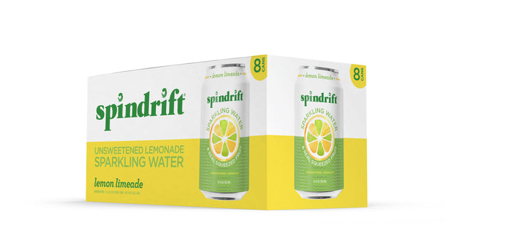 Spindrift Lemon Limeade Flavored Sparkling Water-12 fl oz.-8/Box-3/Case