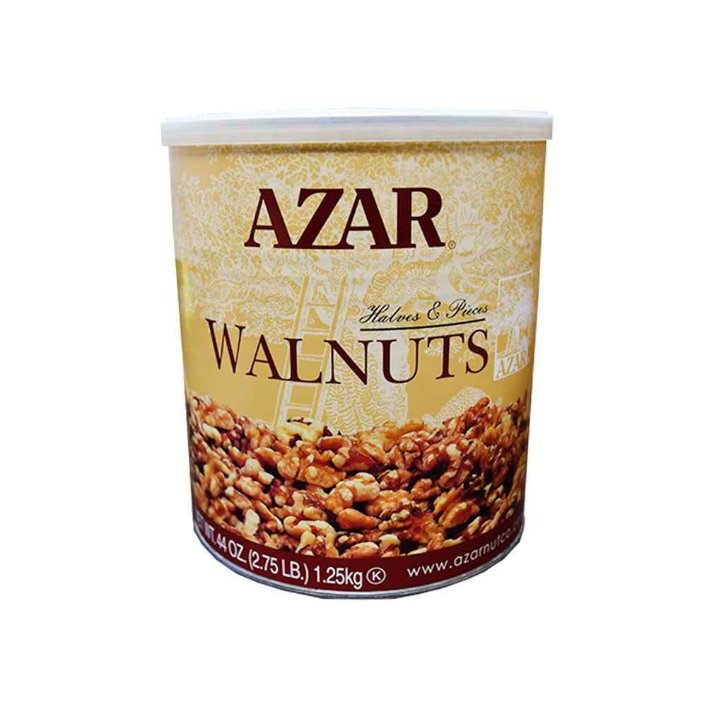 Azar Raw Fancy Half And Piece Walnut-2.75 lb.-6/Case