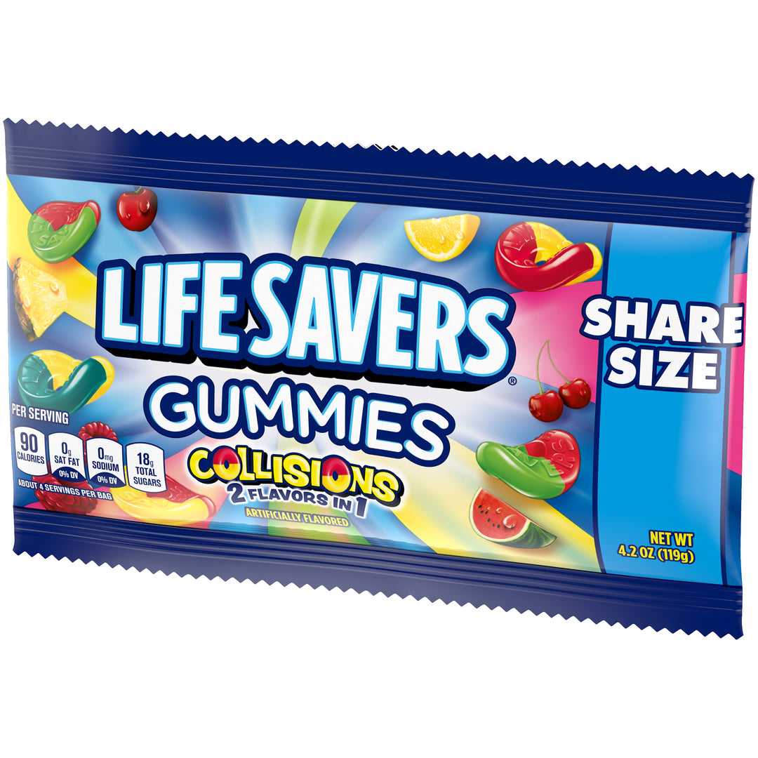 Lifesavers Collisions Gummies Pouch-4.2 oz.-15/Box-6/Case