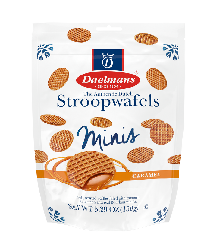 Daelmans Mini Caramel Stroopwafel Pouch-5.29 oz.-10/Case