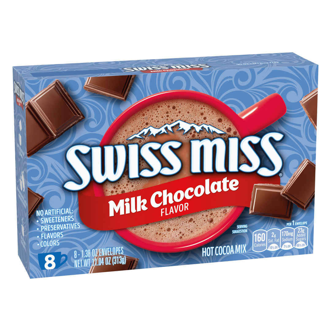 Swiss Miss Hot Cocoa Mix Milk Chocolate-8.28 oz.-12/Case
