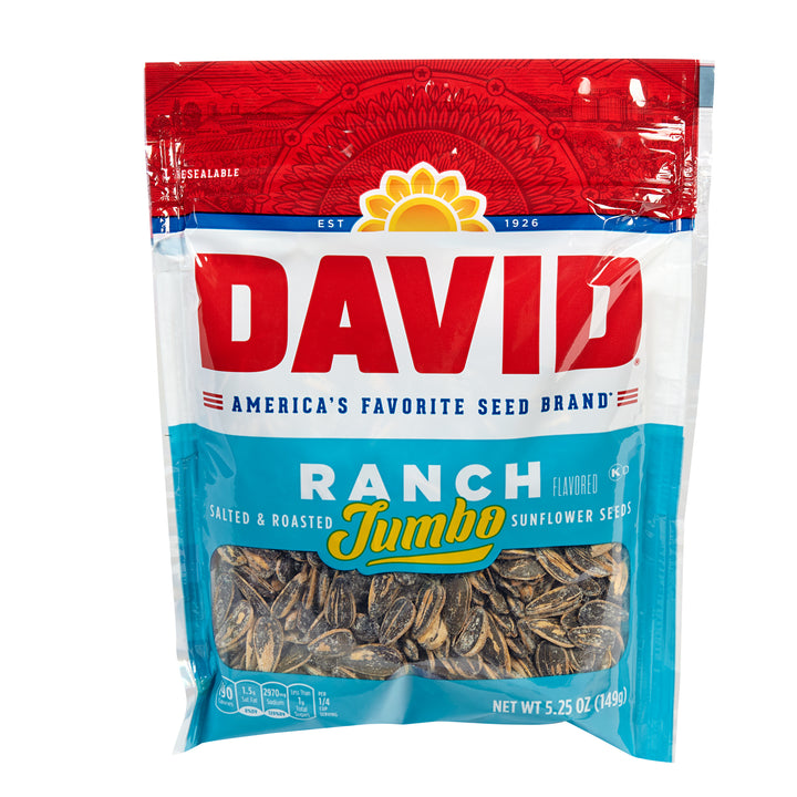 David Ranch In-Shell Sunflower Seeds-5.25 oz.-12/Case