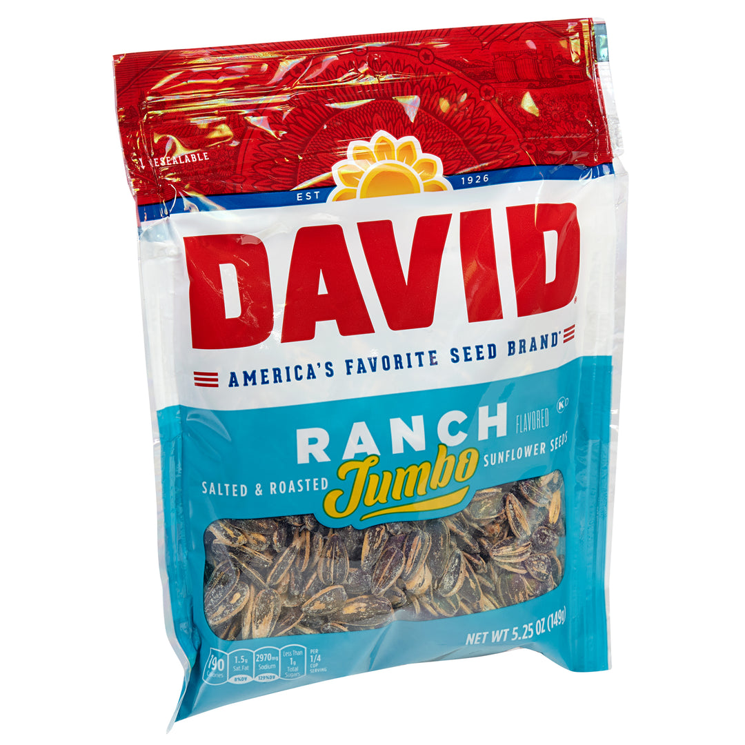 David Ranch In-Shell Sunflower Seeds-5.25 oz.-12/Case