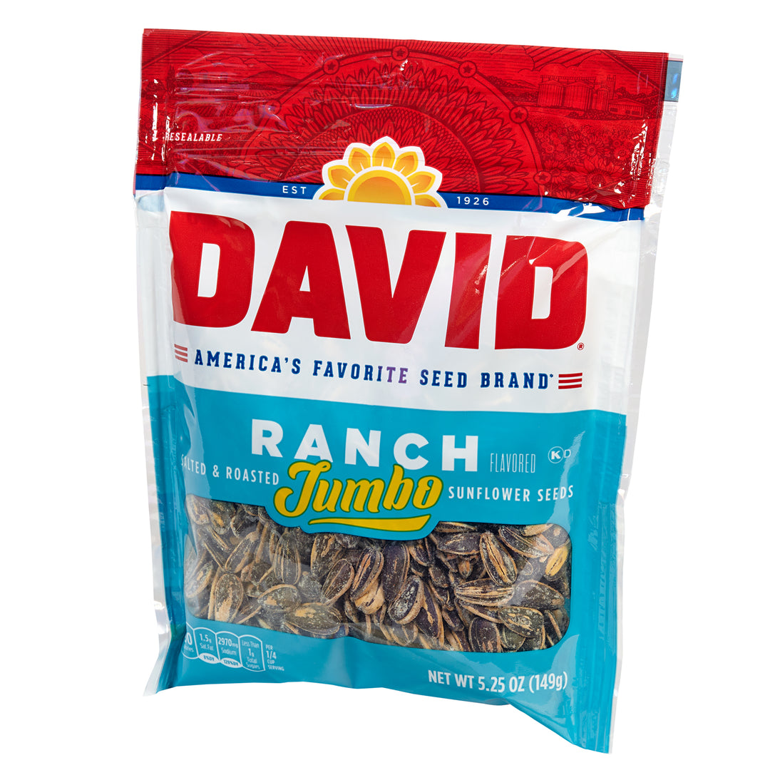 David Ranch In-Shell Sunflower Seeds-5.25 oz.-12/Case