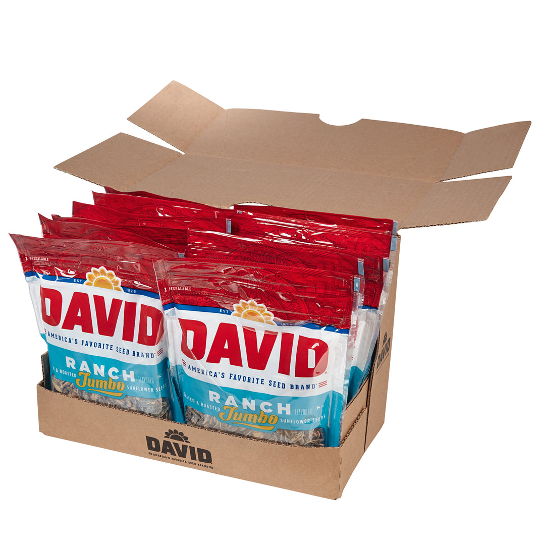 David Ranch In-Shell Sunflower Seeds-5.25 oz.-12/Case