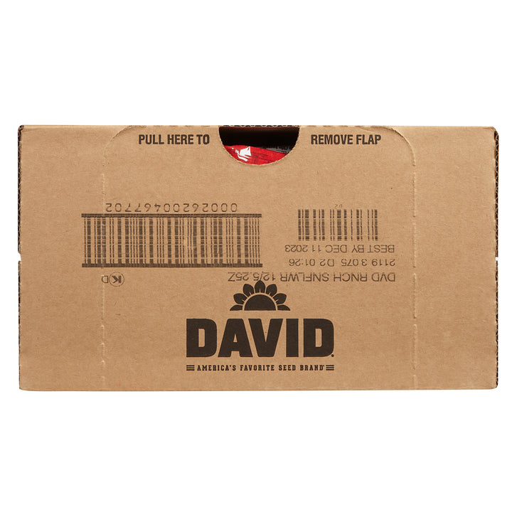 David Ranch In-Shell Sunflower Seeds-5.25 oz.-12/Case
