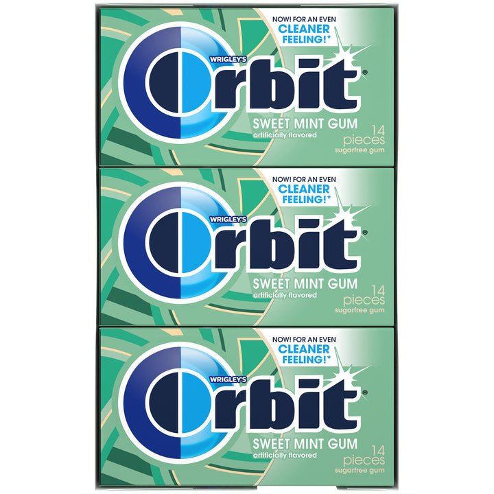 Orbit Sweet Mint Gum-14 Piece-12/Box-12/Case