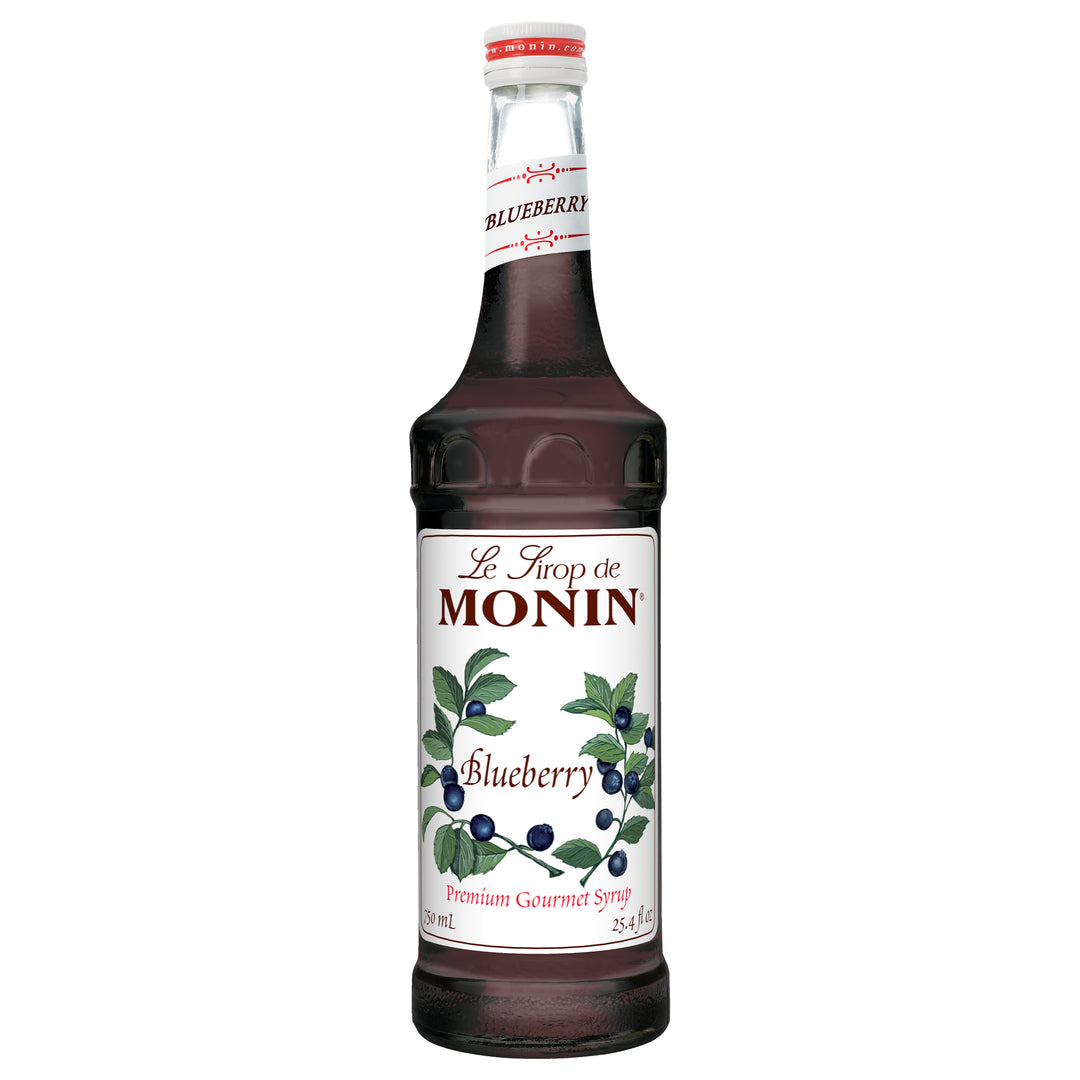 Monin Blueberry Flavor Syrup Glass 12/750 Ml.