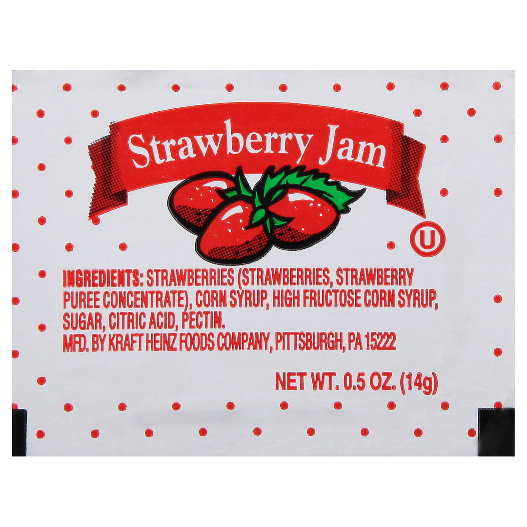 Portion Pac Flavor #12 80 Grape-80 Strawberry Jam-40 Mixed Fruit Jelly-6.25 lb.-1/Case