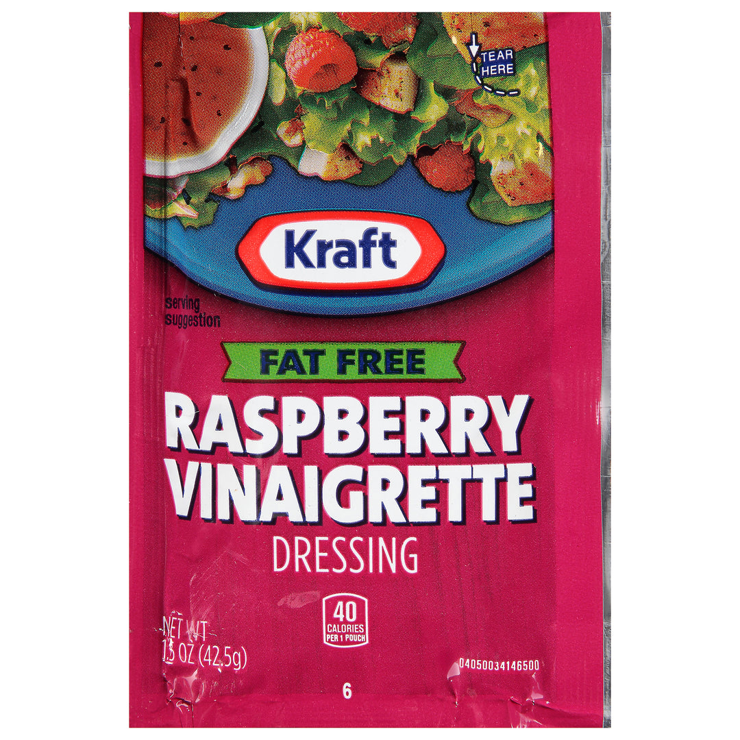 Kraft Raspberry Vinaigrette Dressing Single Serve-1.5 oz.-60/Case