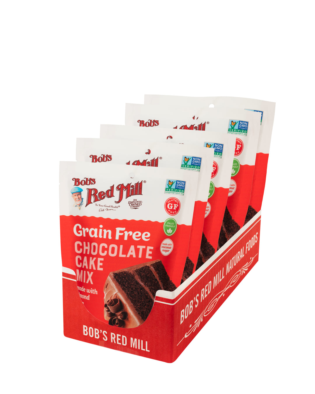 Bob's Red Mill Natural Foods Inc Grain Free Chocolate Flavored Cake Mix-10.5 oz.-5/Case