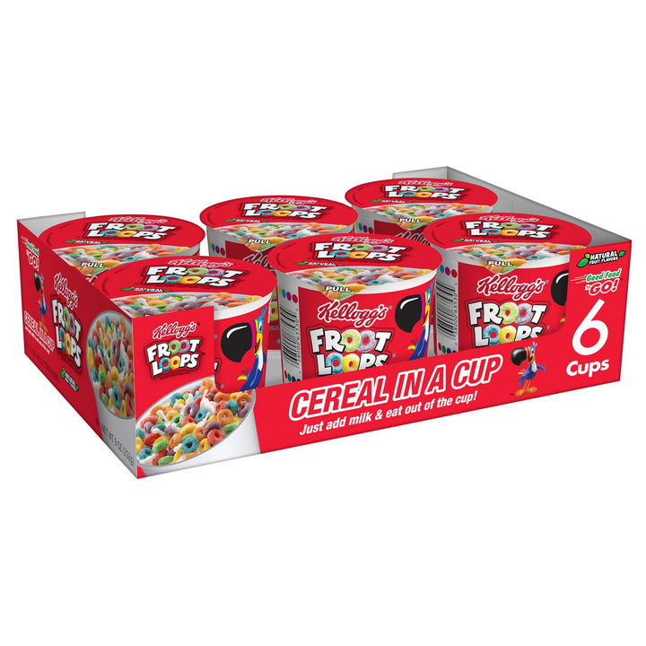 Kellogg Froot Loops Cereal-1.5 oz.-6/Box-10/Case