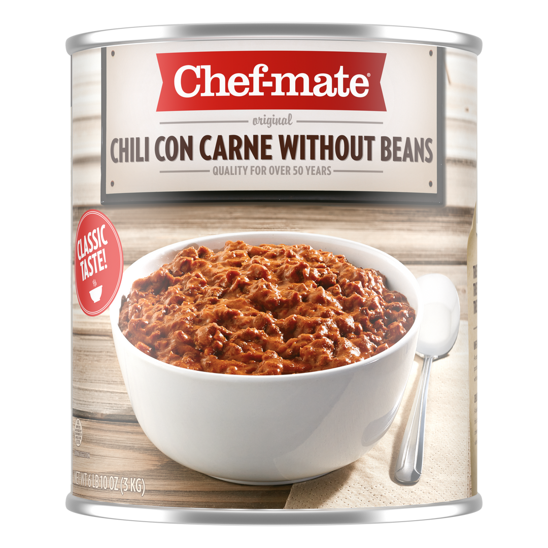 Chef-Mate Chili Original Carne Without Bean-105.82 oz.-6/Case