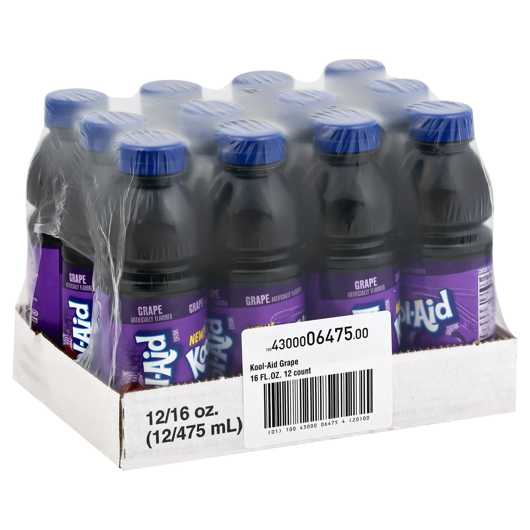 Kool-Aid Ready To Drink Grape Beverage-16 fl oz.s-12/Case