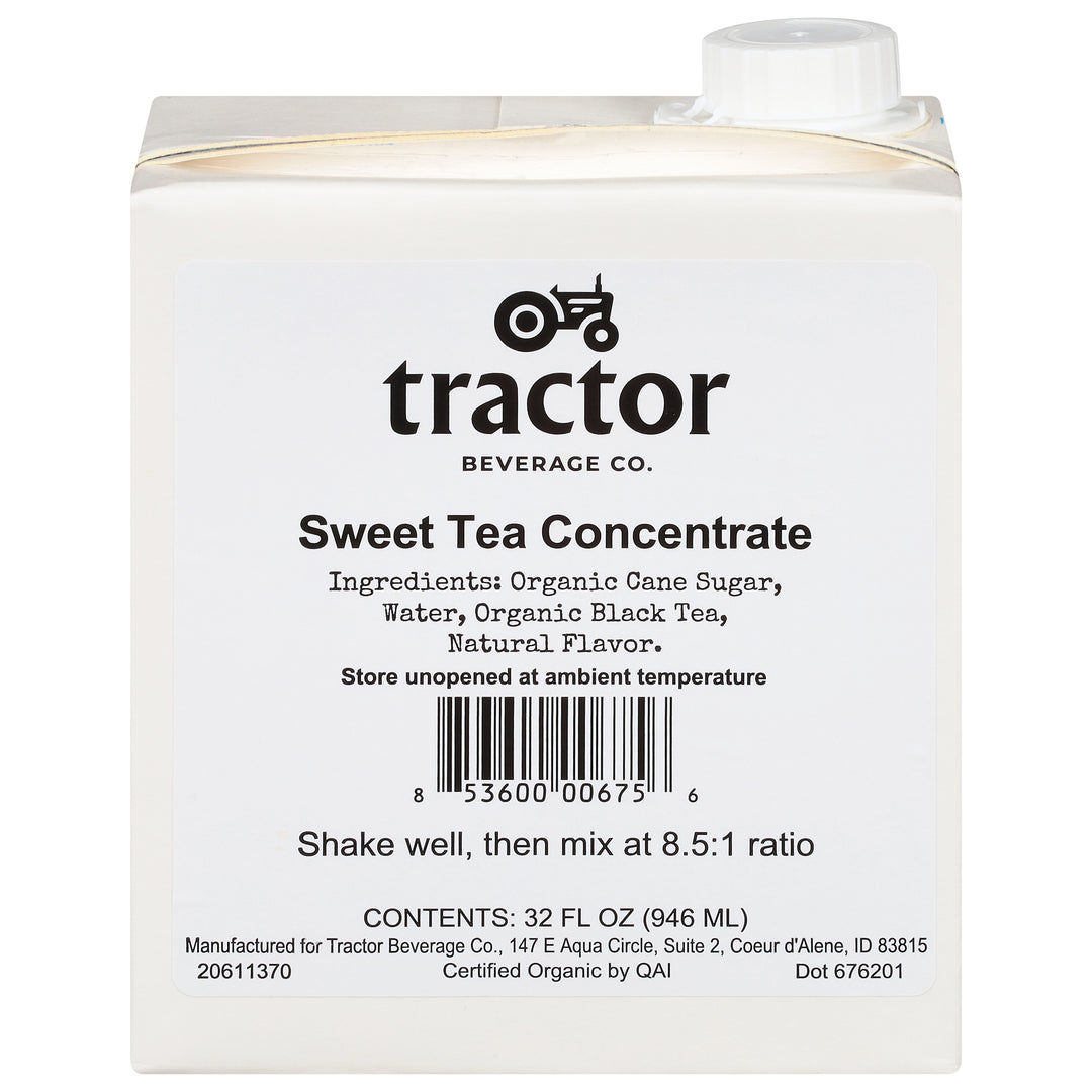 Tractor Beverage Co Sweet Tea Concentrate-32 oz.-12/Case