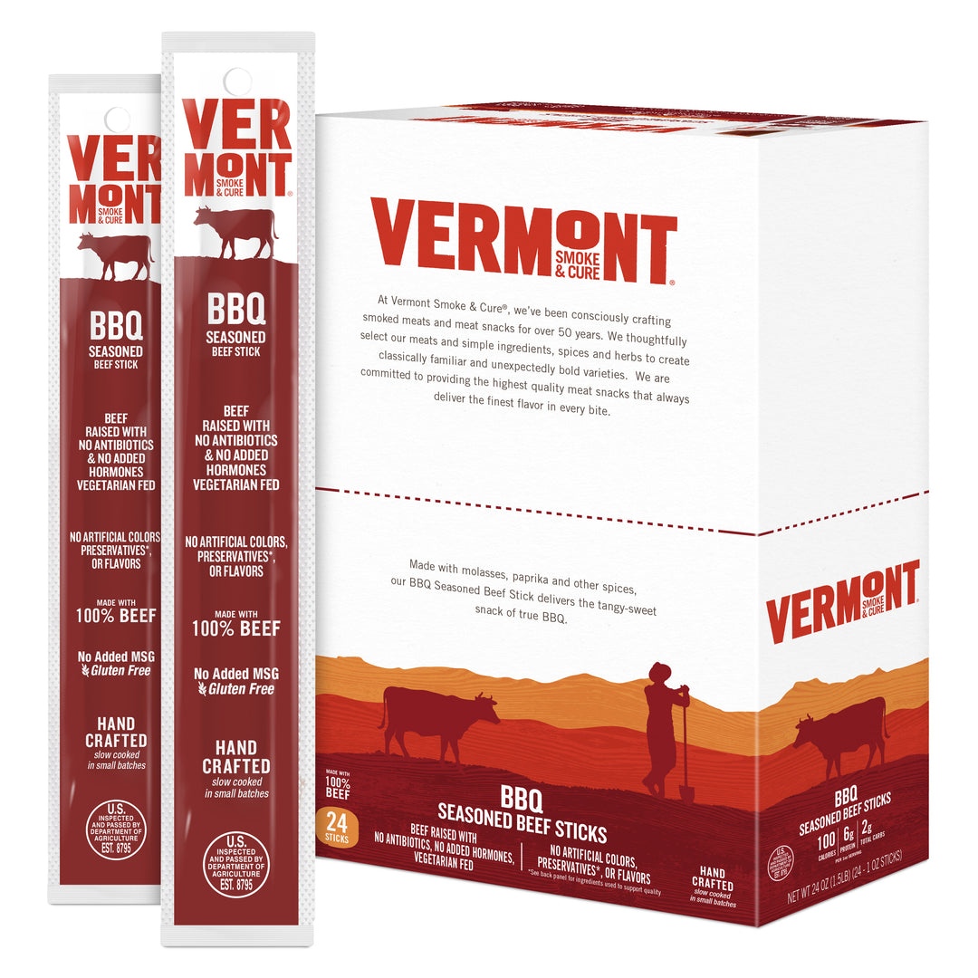 Vermont Smoke And Cure Bbq Beef-1 oz.-24/Box-2/Case