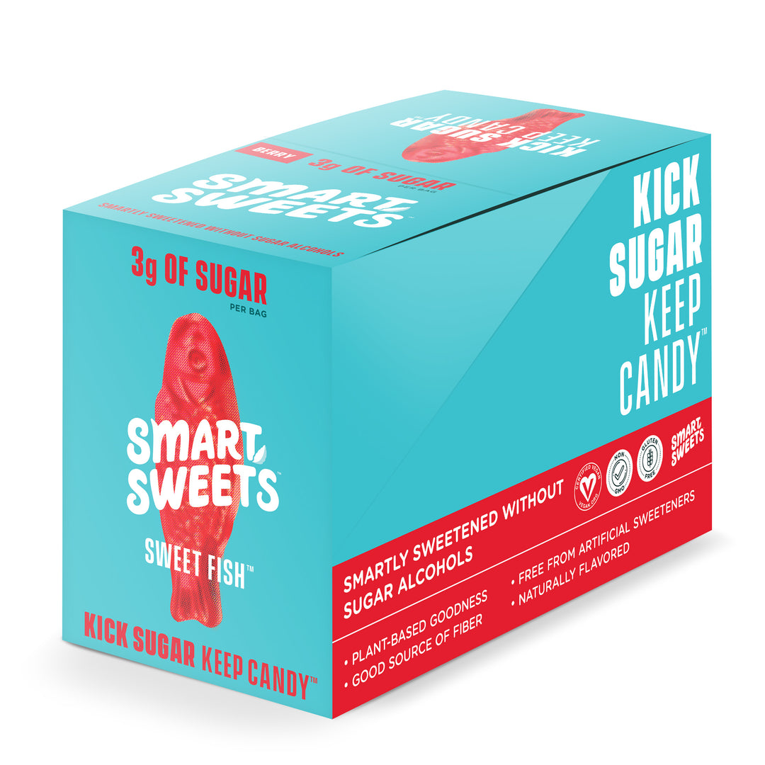 Smartsweets Sweet Fish Gummy Candy-1.8 oz.-12/Box-6/Case