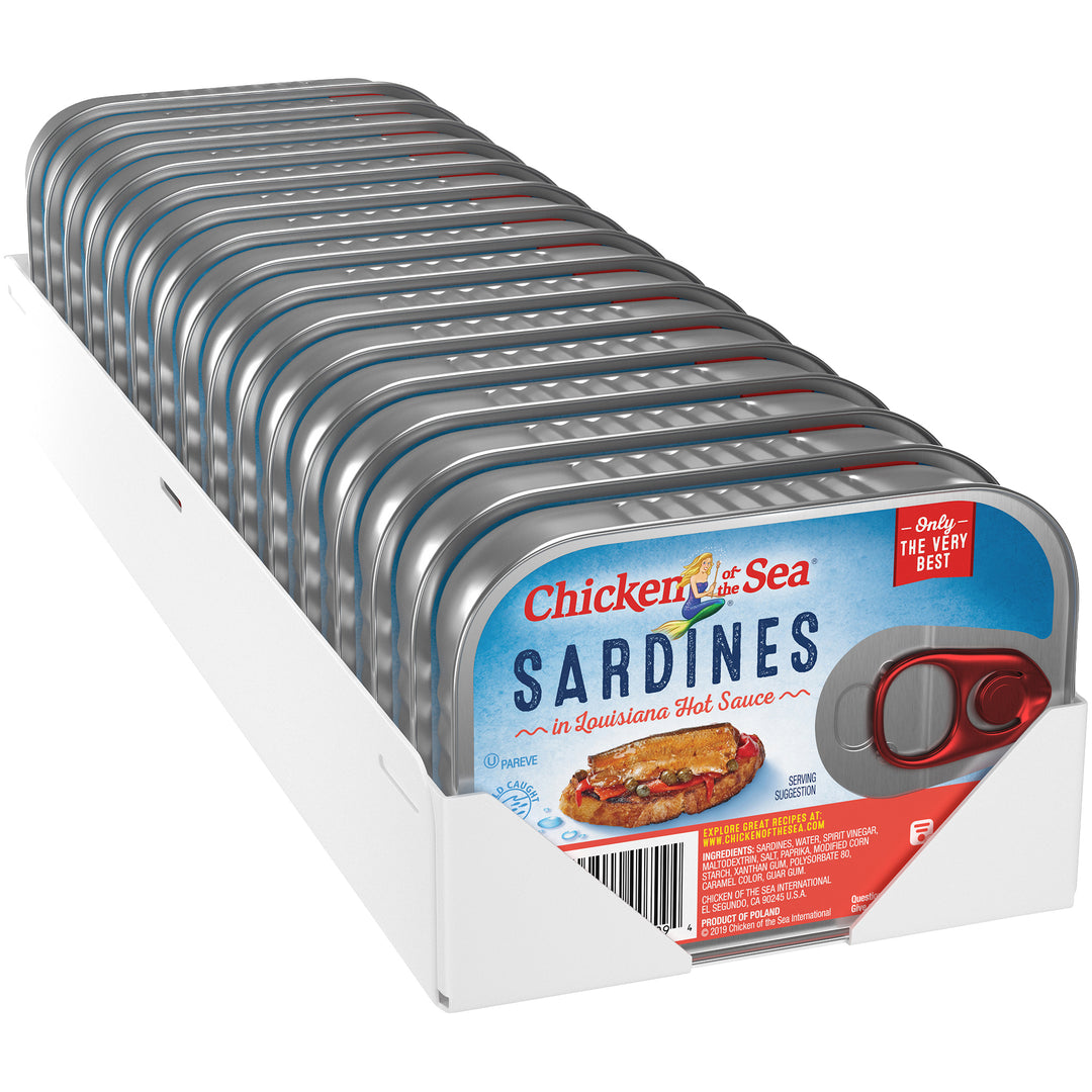 Chicken Of The Sea Sardines In Hot Sauce-3.75 oz.-18/Case