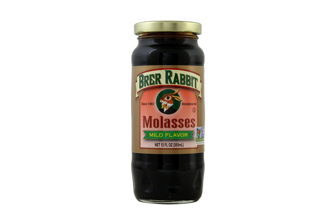 Brer Rabbit Mild Flavor Unsulphured Molasses Bottle-12 fl oz.-12/Case