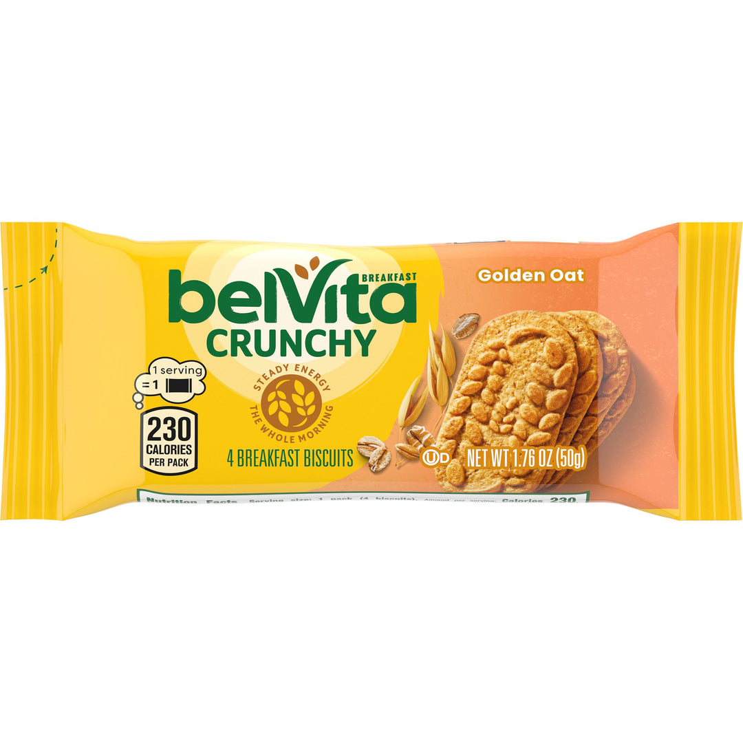 Belvita Breakfast Biscuit Golden Oat-1.76 oz.-5/Box-6/Case
