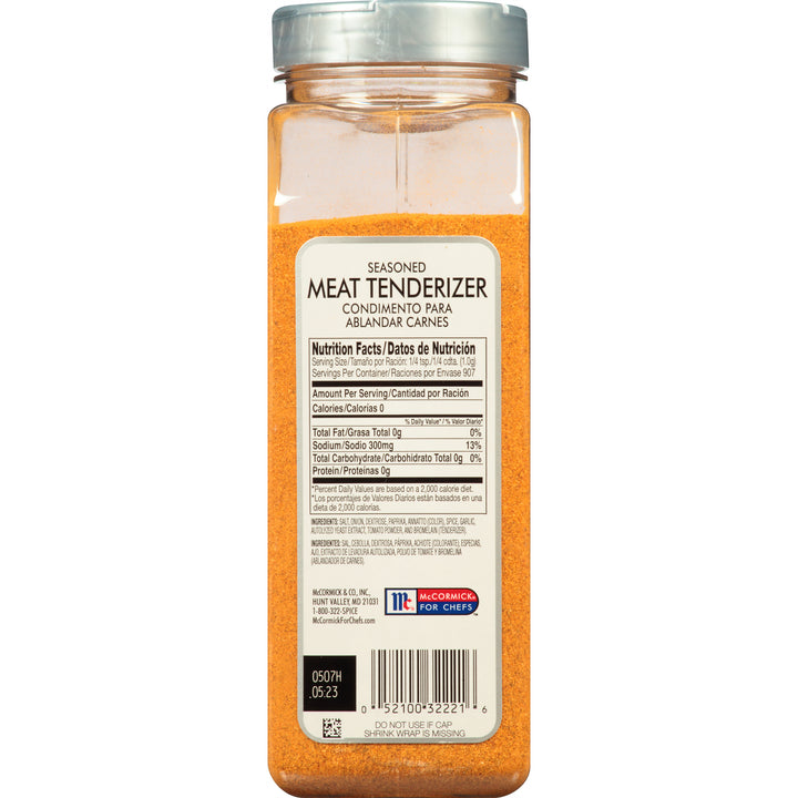 Mccormick Meat Tenderizer-32 oz.-6/Case