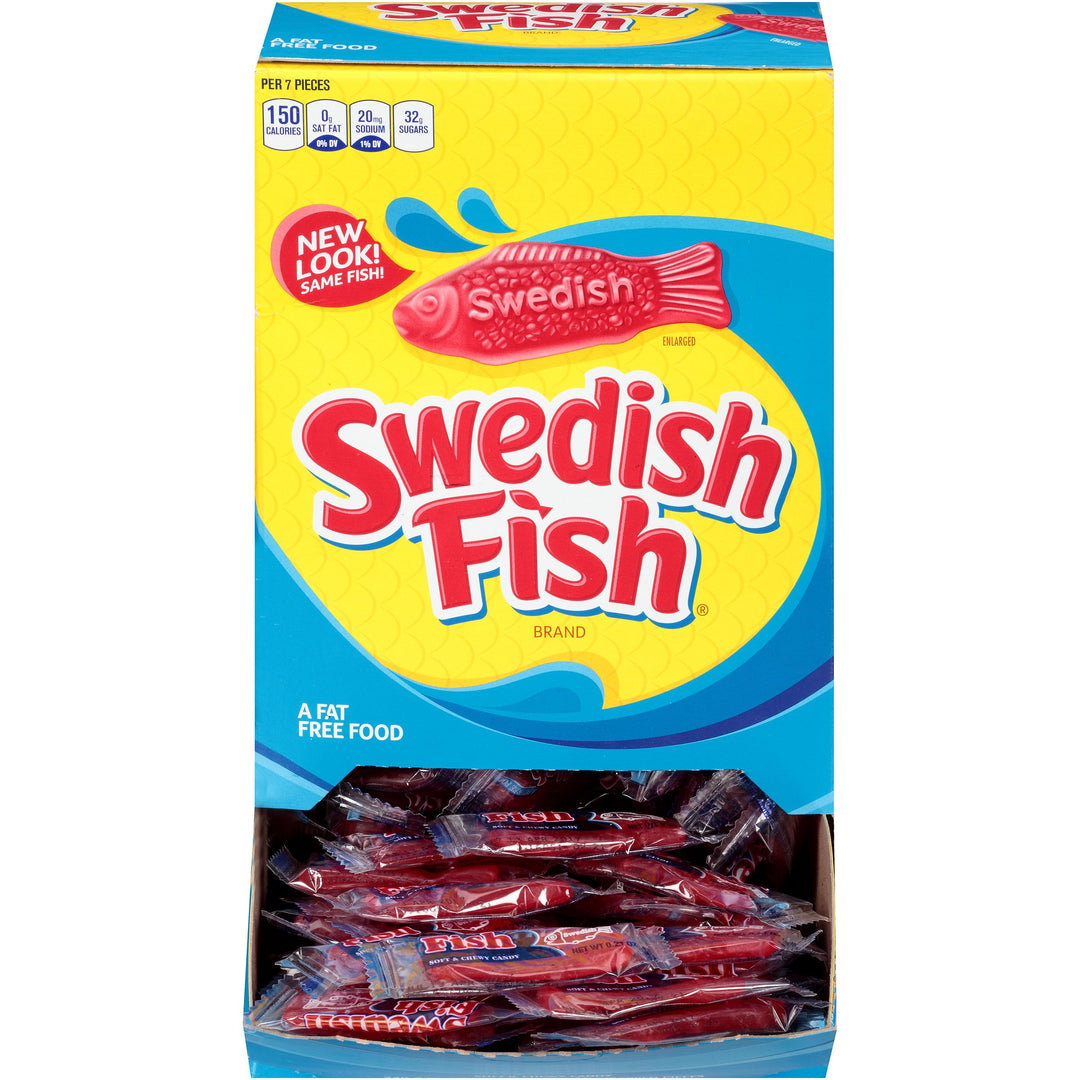 Swedish Fish Fat Free Soft Candy-50 oz.-8/Case