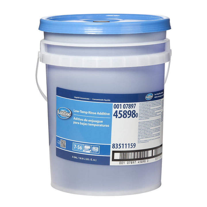 Luster Professional Low Temp Rinse Aid Concentrate Closed Loop-5 Gallon-1/Case