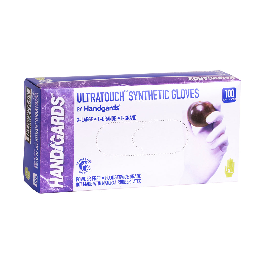 Handgards Ultratouch Powder Free Extra Large Synthetic Glove-100 Each-100/Box-10/Case