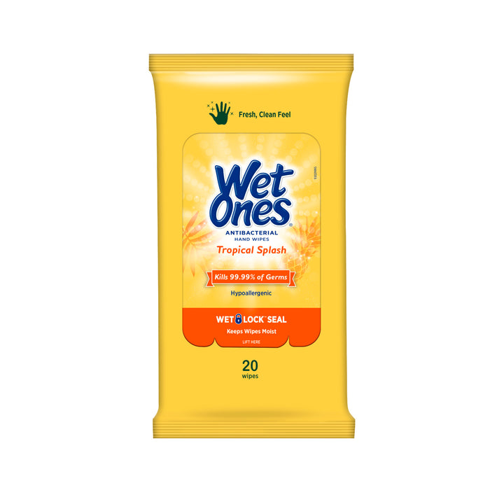 Wet Ones Tropical Splash-20 Count-10/Case