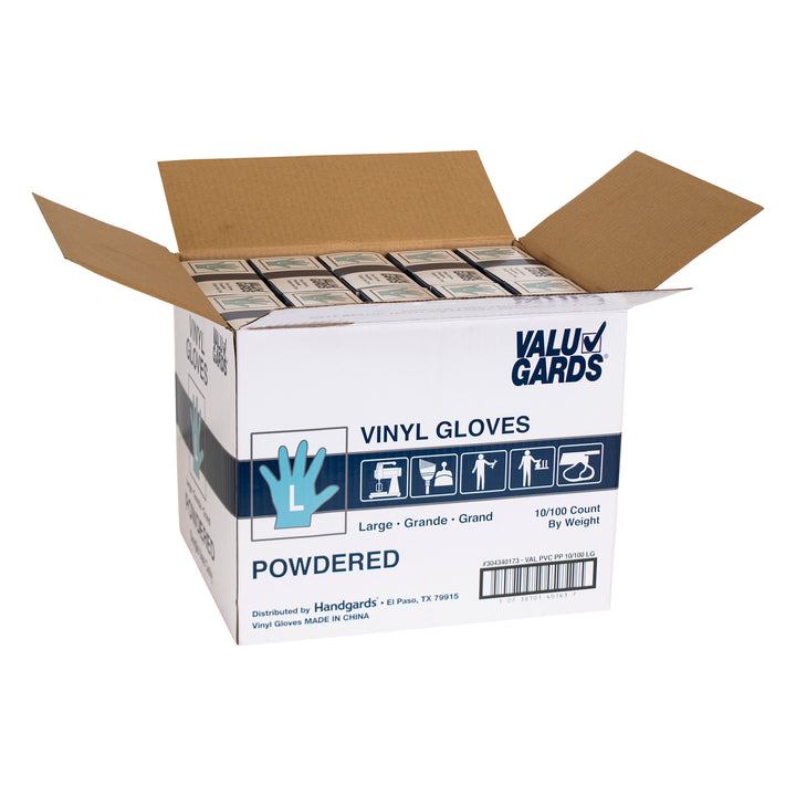 Valugards Hgi Large Powdered Vinyl Glove-100 Each-100/Box-10/Case