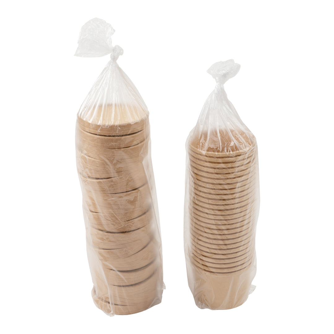 Royal 16 oz. Kraft Paper Food Container And Lid Combo-250 Each-1/Case