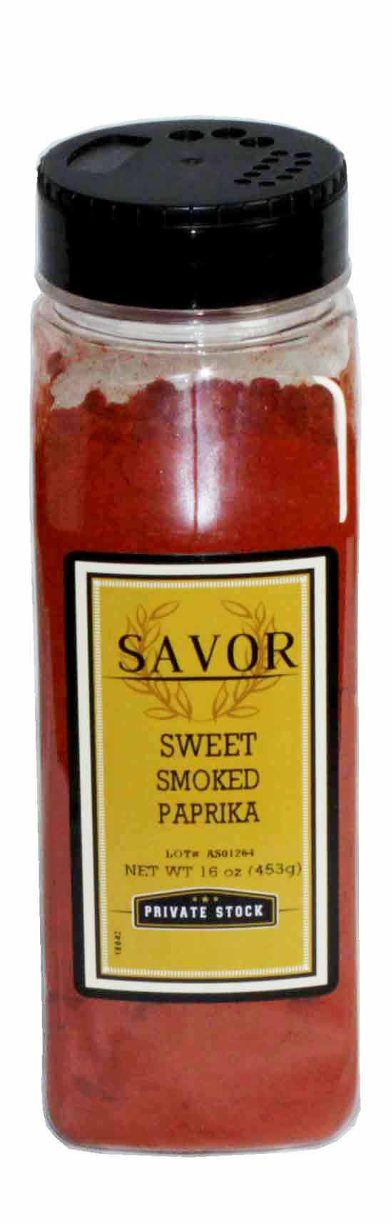 Savor Imports Sweet Smoked Paprika-16 oz.-6/Case