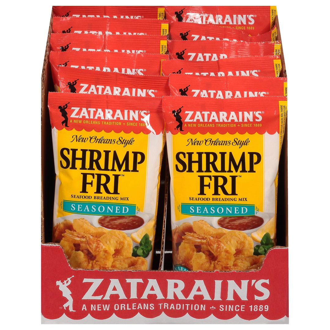 Zatarains Shrimp Fry Poly Bag-10 oz.-12/Case