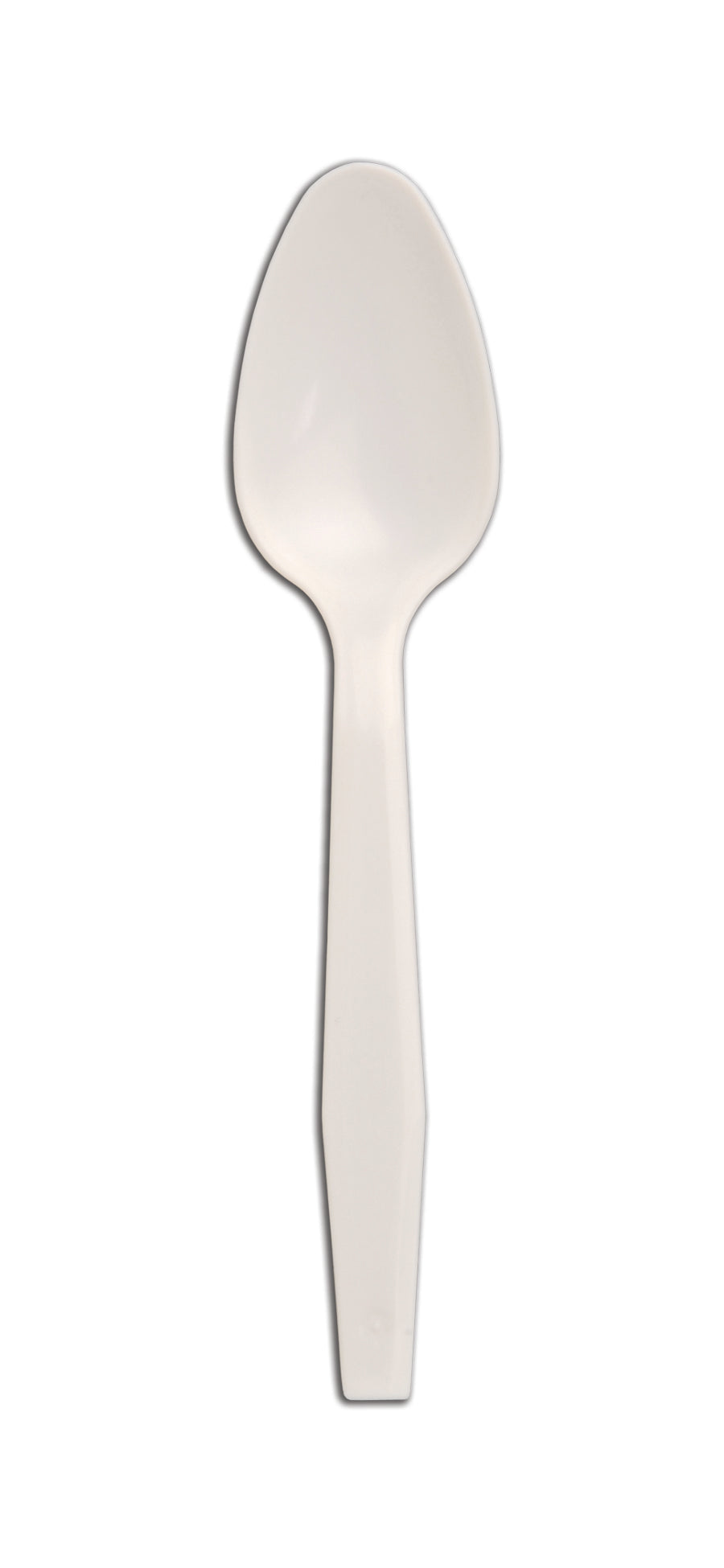 D & W Fine Pack Senate White Medium Weight Unwrapped White Teaspoon-1000 Each-1000/Box-1/Case