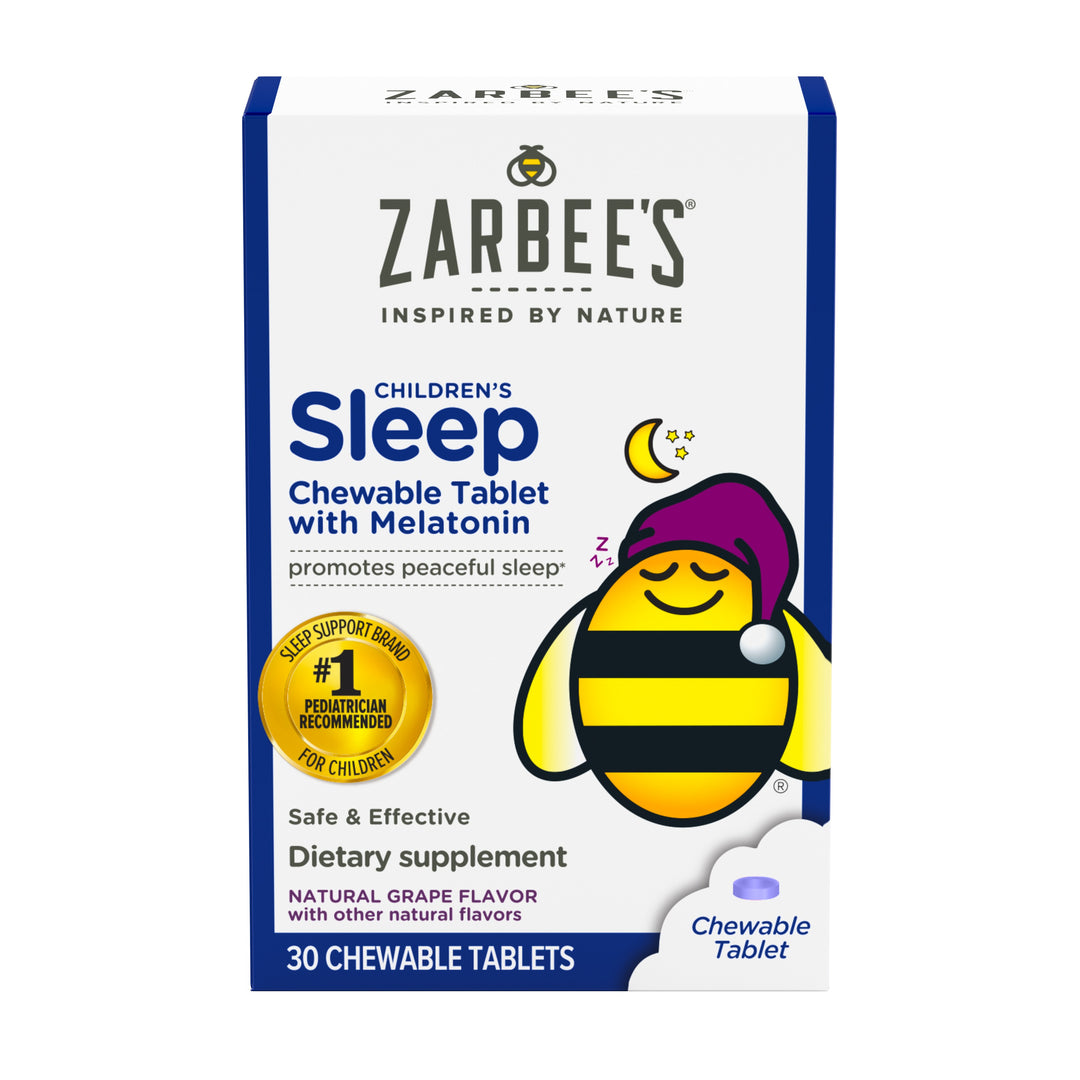 Zarbee's Children's Sleep Tablets-30 Count-4/Box-3/Case