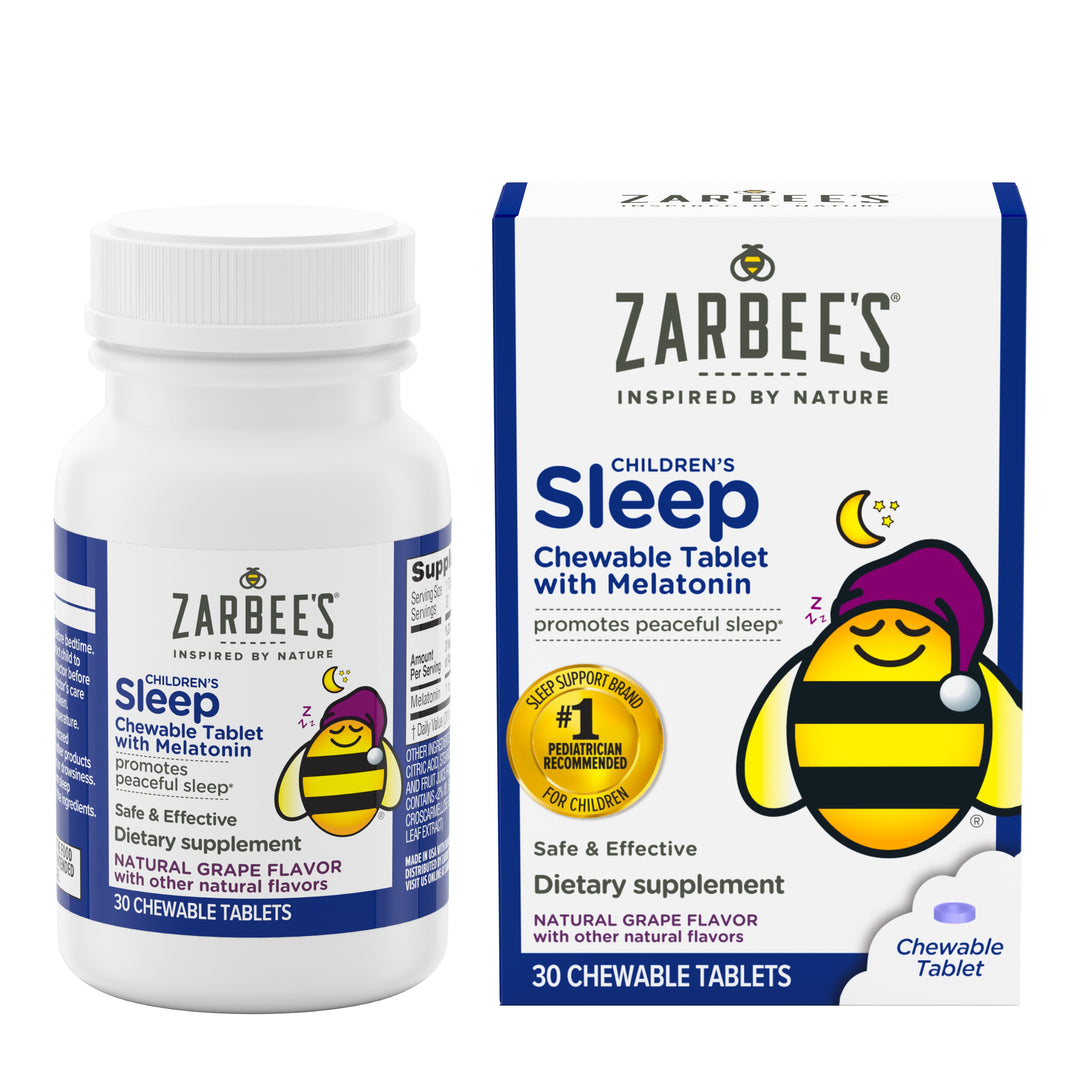 Zarbee's Children's Sleep Tablets-30 Count-4/Box-3/Case