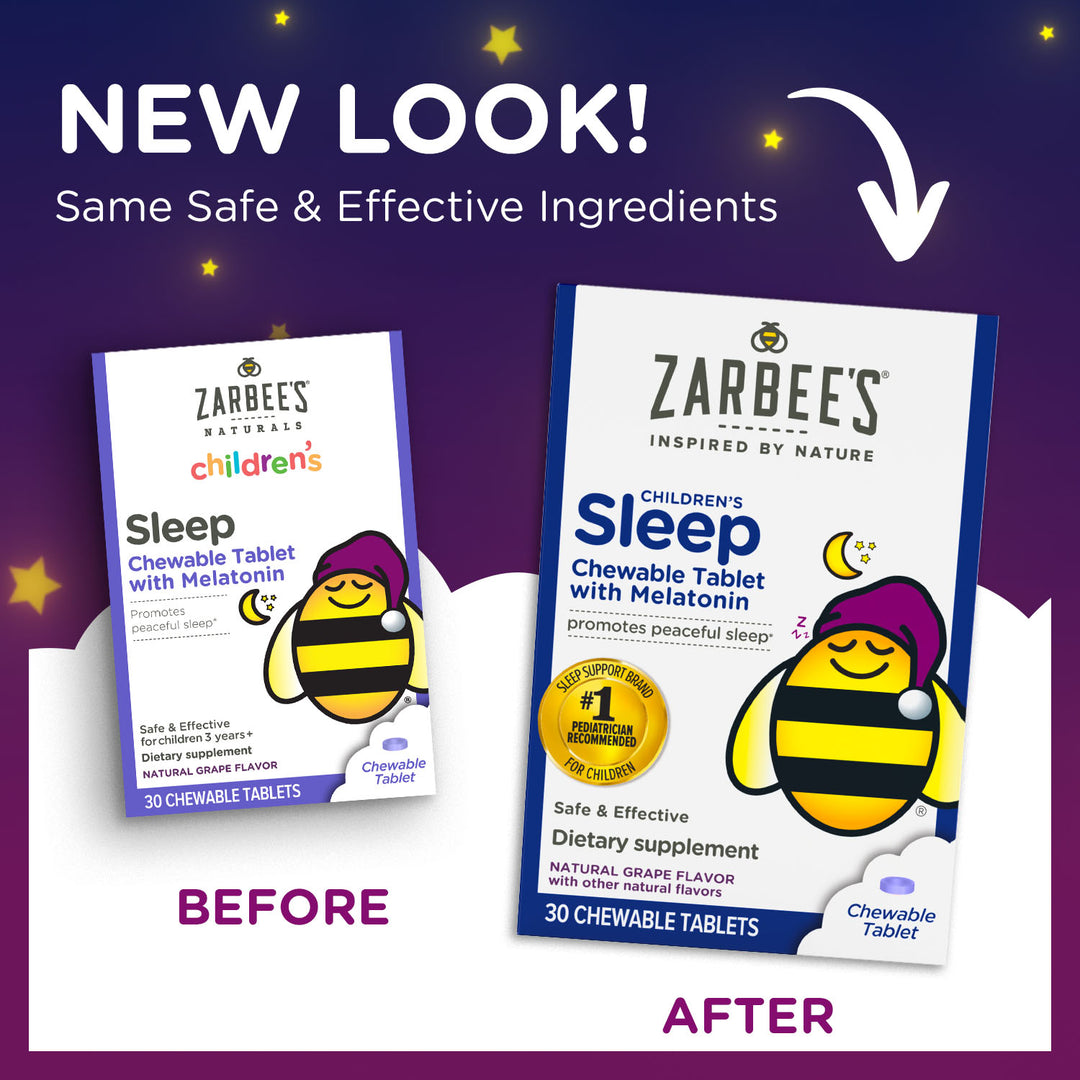 Zarbee's Children's Sleep Tablets-30 Count-4/Box-3/Case