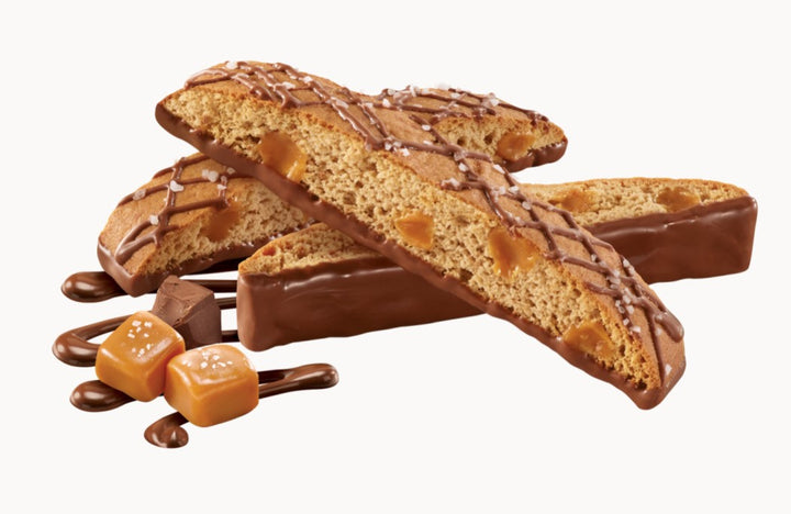 Nonni's Salted Caramel Biscotti Cookies-6.72 oz.-6/Case