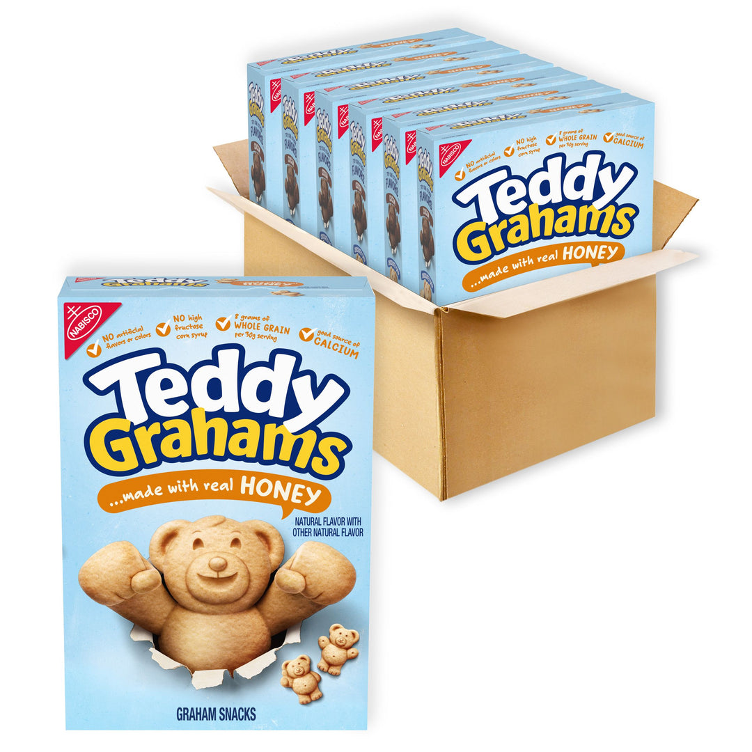 Teddy Grahams Honey Cookies-10 oz.-6/Case