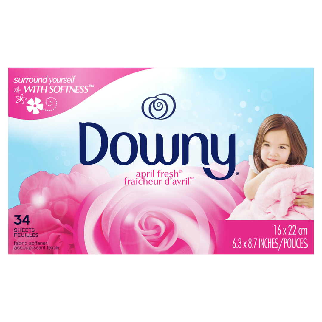 Downy Sheet April Fresh-34 Count-12/Case