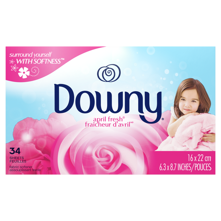 Downy Sheet April Fresh-34 Count-12/Case