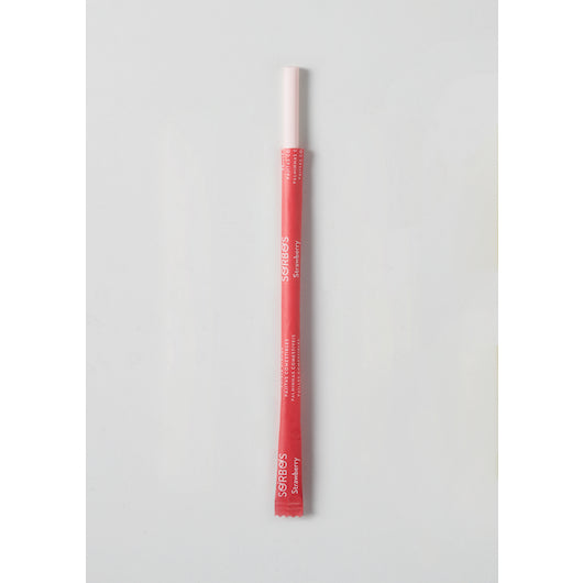 Sorbos Strawberry Straw 24 Centimeters-200 Each-1/Case